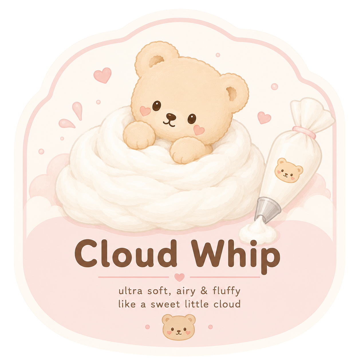 Cloud Whip: Ultra soft, airy and fluffy
